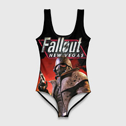 Купальник-боди 3D женский Fallout: New Vegas, цвет: 3D-принт