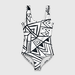 Купальник-боди 3D женский Boho Style, цвет: 3D-принт
