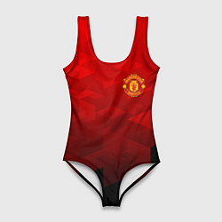 Женский купальник-боди FC Man UTD: Red Poly