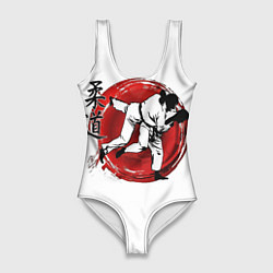 Купальник-боди 3D женский Judo: Japan, цвет: 3D-принт