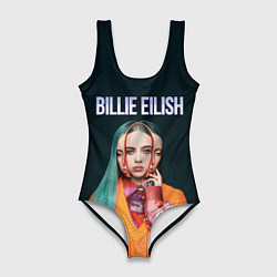 Купальник-боди 3D женский BILLIE EILISH, цвет: 3D-принт