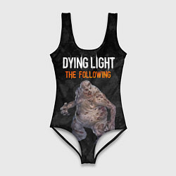 Купальник-боди 3D женский Dying light мутант, цвет: 3D-принт