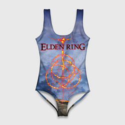 Купальник-боди 3D женский Elden Ring, Logo, цвет: 3D-принт