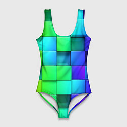 Женский купальник-боди Color geometrics pattern Vanguard