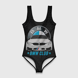 Женский купальник-боди BMW club carbon