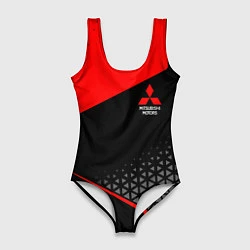 Купальник-боди 3D женский Mitsubishi - Sportwear, цвет: 3D-принт