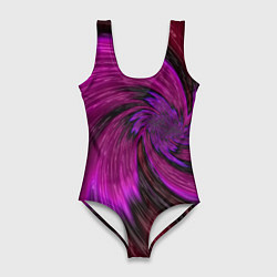 Женский купальник-боди Фиолетовый вихрь