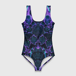 Купальник-боди 3D женский Фрактальное искусство, цвет: 3D-принт