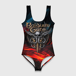 Женский купальник-боди Baldurs Gate 3 logo