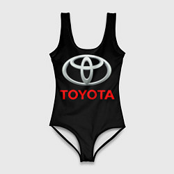 Купальник-боди 3D женский Toyota sport car, цвет: 3D-принт