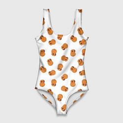 Женский купальник-боди Мини капибары