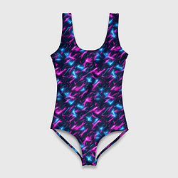 Женский купальник-боди Неоновый бум