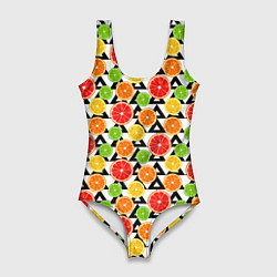Женский купальник-боди Citrus pattern