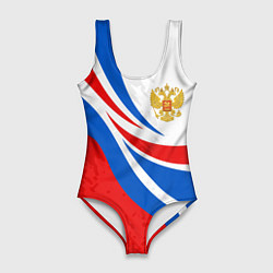 Женский купальник-боди Россия - спортивная униформа