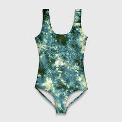 Купальник-боди 3D женский Абстракция - ocean in grunge style, цвет: 3D-принт