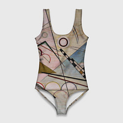Женский купальник-боди Неизвестные фигуры