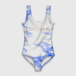 Купальник-боди 3D женский Lostark flame blue, цвет: 3D-принт