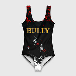 Купальник-боди 3D женский Bully краски, цвет: 3D-принт