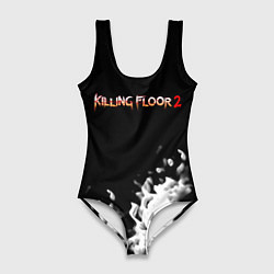 Купальник-боди 3D женский Killing floor краски, цвет: 3D-принт