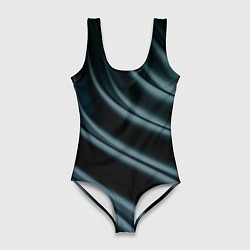 Женский купальник-боди Темная волна