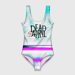 Купальник-боди 3D женский Dead by april rock band, цвет: 3D-принт