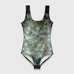 Женский купальник-боди Лесной принт