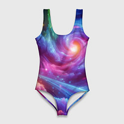 Женский купальник-боди Neon space fantasy