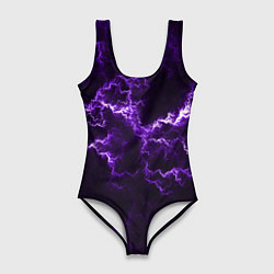 Купальник-боди 3D женский Lightning, цвет: 3D-принт