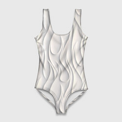 Купальник-боди 3D женский Рельефный узор, цвет: 3D-принт
