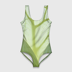 Женский купальник-боди Макро съемка листа