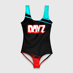 Купальник-боди 3D женский Dayz neon color, цвет: 3D-принт