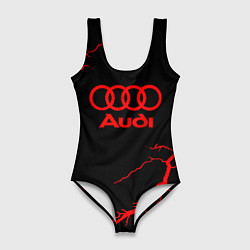 Купальник-боди 3D женский Audi storm, цвет: 3D-принт