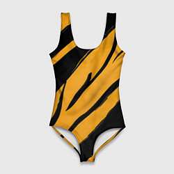 Женский купальник-боди Тигровый раскрас