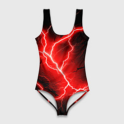 Купальник-боди 3D женский Lightning, цвет: 3D-принт
