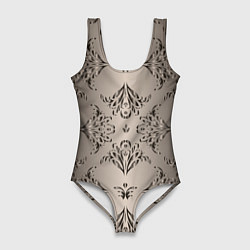 Женский купальник-боди Узоры с градиентом