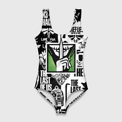 Купальник-боди 3D женский The Last of Us pattern, цвет: 3D-принт