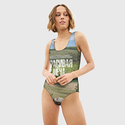 Купальник-боди 3D женский Река Красивая Меча, цвет: 3D-принт — фото 2