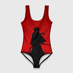 Купальник-боди 3D женский Самурай в пути, цвет: 3D-принт