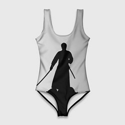 Женский купальник-боди Самурай в поле