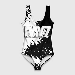 Купальник-боди 3D женский Dayz зима краски, цвет: 3D-принт