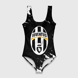 Купальник-боди 3D женский Ювентус пипл краски, цвет: 3D-принт