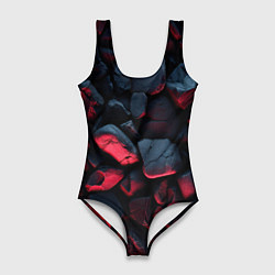 Женский купальник-боди Камни