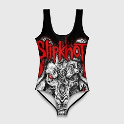 Купальник-боди 3D женский Slipknot, цвет: 3D-принт