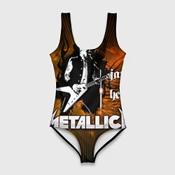Купальник-боди 3D женский Metallica: James Hetfield, цвет: 3D-принт