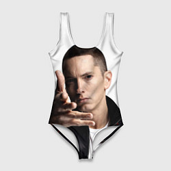 Купальник-боди 3D женский Eminem, цвет: 3D-принт