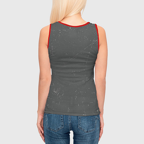 Женская майка без рукавов Team t-shirt 5 / 3D-Красный – фото 4