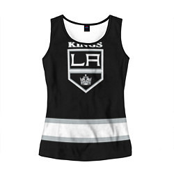 Майка-безрукавка женская Los Angeles Kings NHL, цвет: 3D-черный