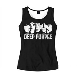 Майка-безрукавка женская Deep Purple, цвет: 3D-черный