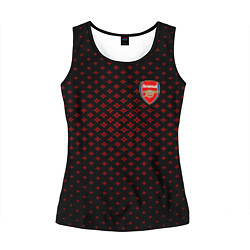 Майка-безрукавка женская Arsenal: Sport Grid, цвет: 3D-черный