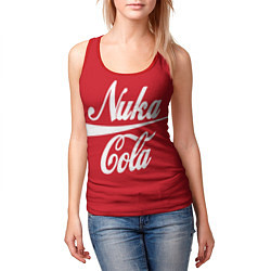Майка-безрукавка женская Nuka Cola, цвет: 3D-красный — фото 2